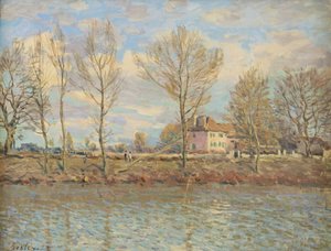 グランジャット島、ヌイイシュルセーヌ、1873 作： Alfred Sisley